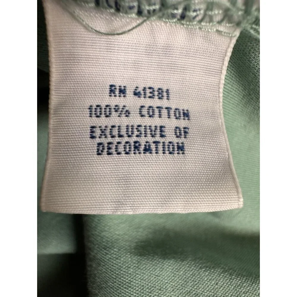 Polo Ralph Lauren Classic Fit Polo Shirt Medium Green Cotton Pony Logo